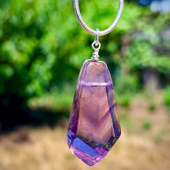 5 LEFT! Amethyst Gemstone Pendant! (Larger Size) - Picture 7 of 7